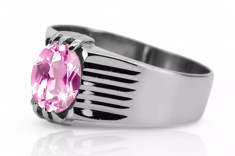Ring Vintage craft Amethyst Sterling silver 925 vrc007s